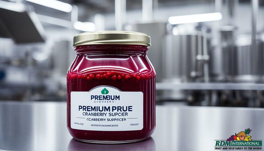 premium cranberry puree supplier