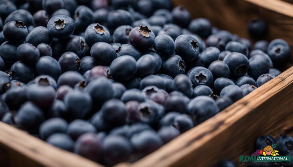 premium dried blueberries