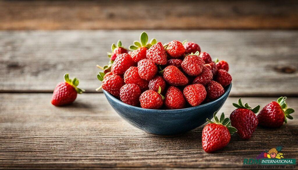 premium dried strawberries