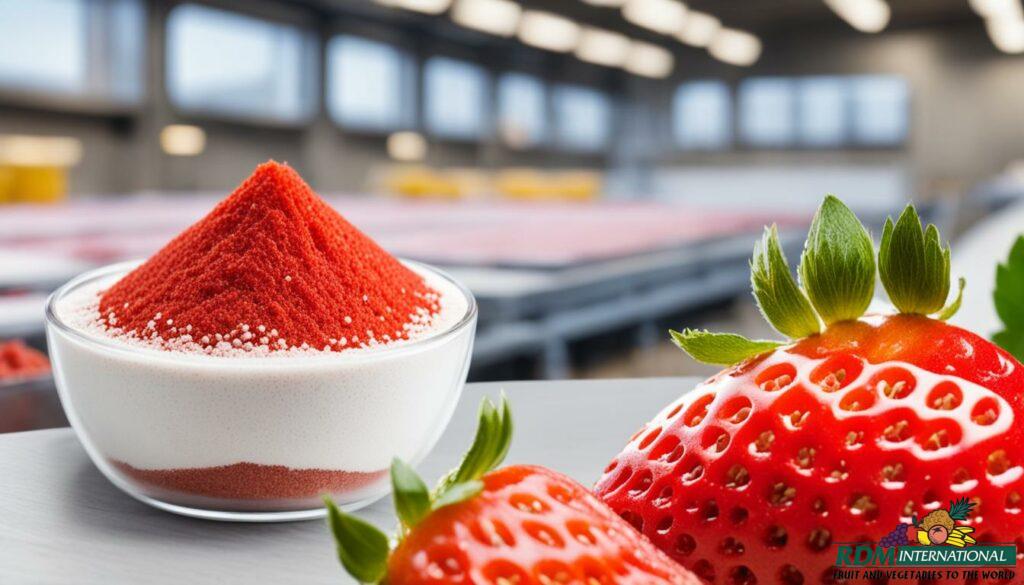 strawberry powder ingredients