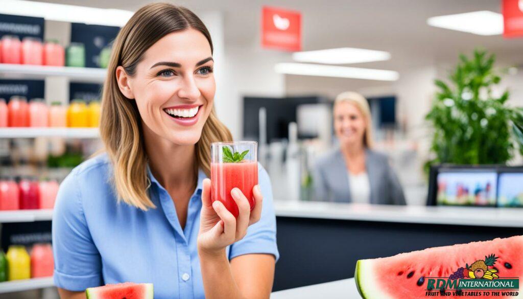 watermelon juice concentrate customer service