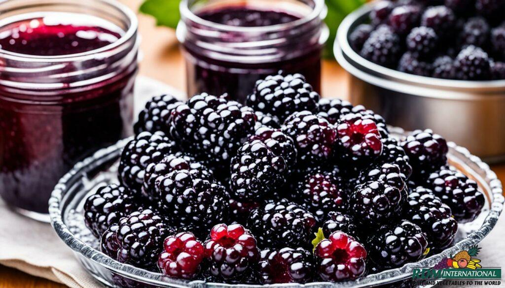 wet pack marionberry products