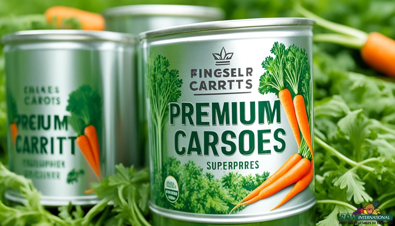 Premium Canned Carrots Supplier