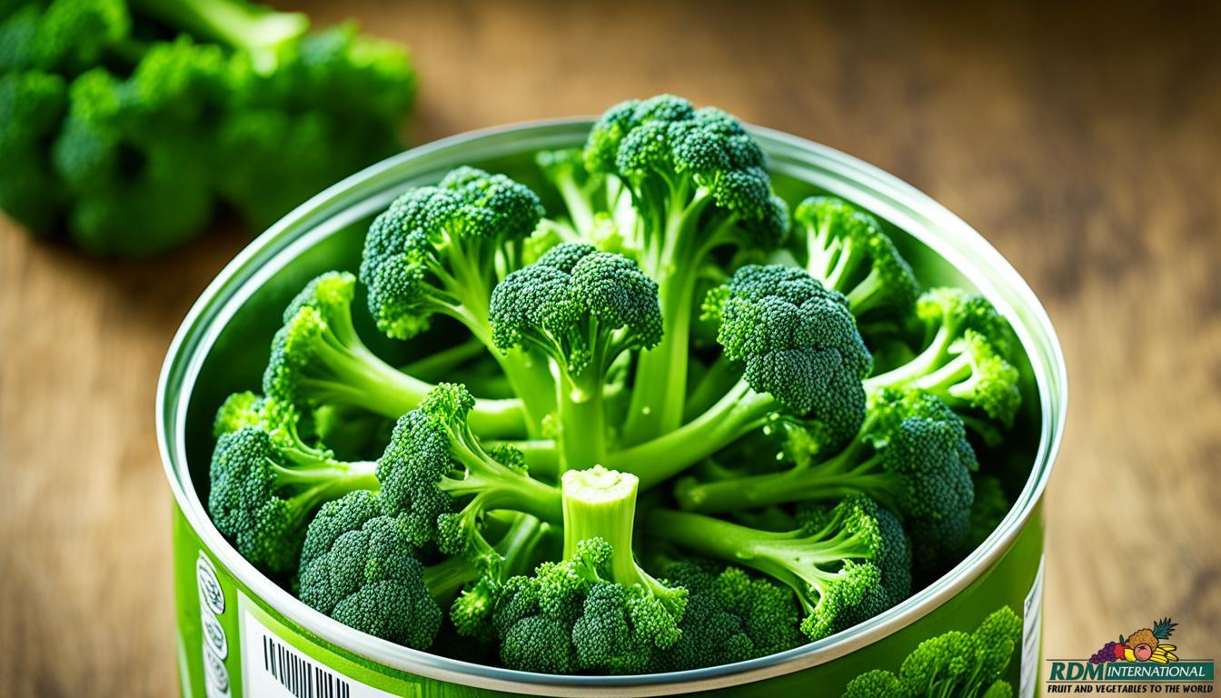 Quality Canned Broccoli Supplier