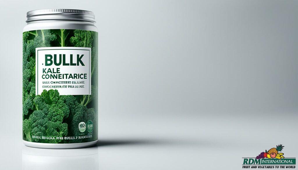 bulk kale concentrate