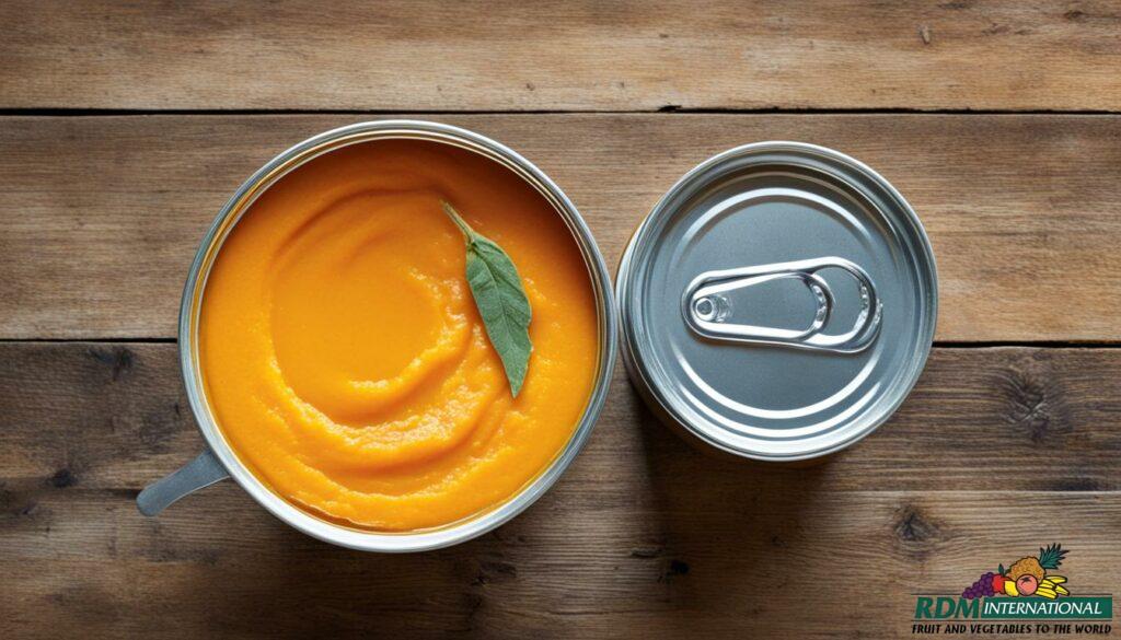 canned pumpkin vs fresh pumpkin