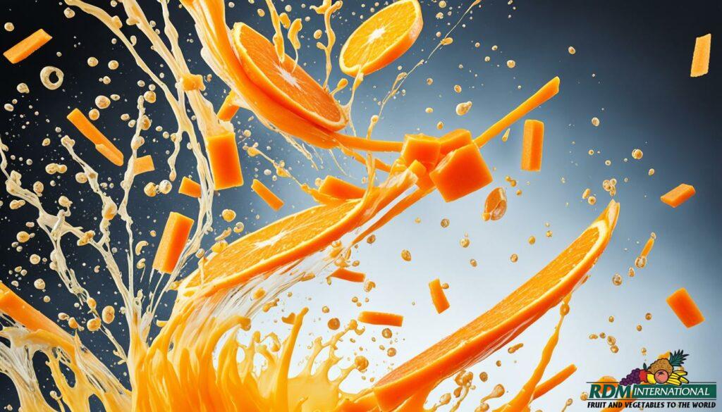 orange carrot juice concentrate blending