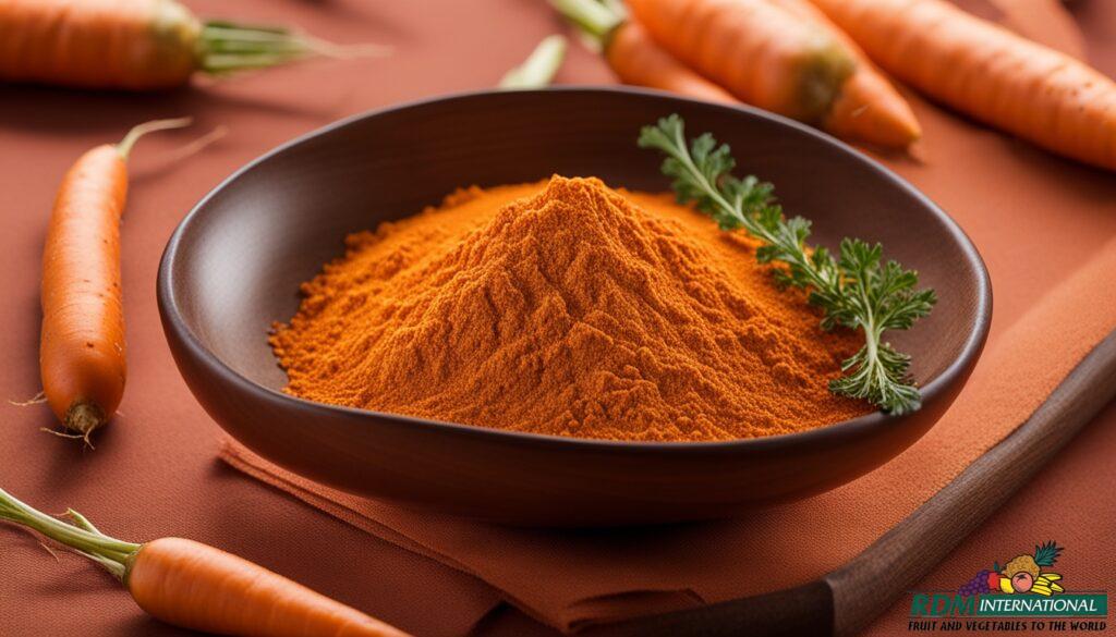 organic carrot powder