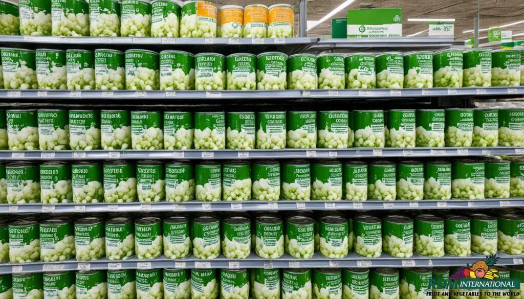 top canned cauliflower supplier