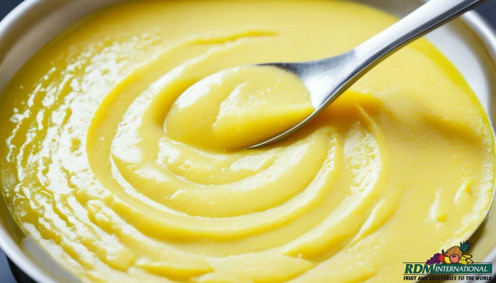 yellow tomato puree