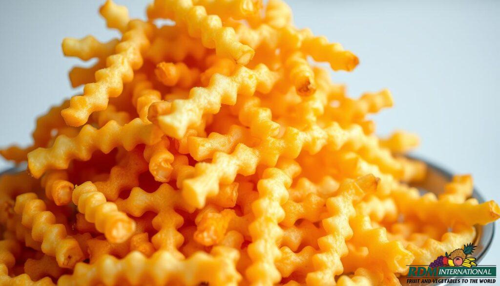 Frozen crinkle cut fries