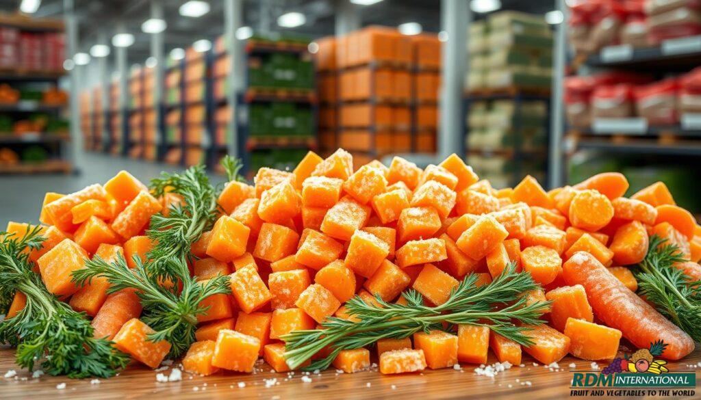 RDM International frozen carrots
