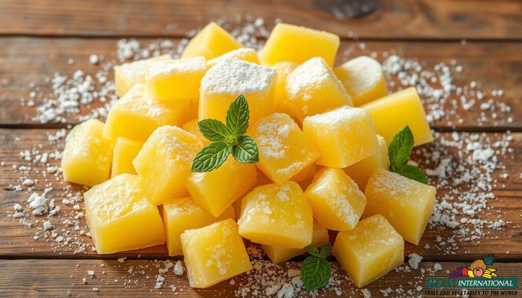 frozen pineapple for baking and desserts
