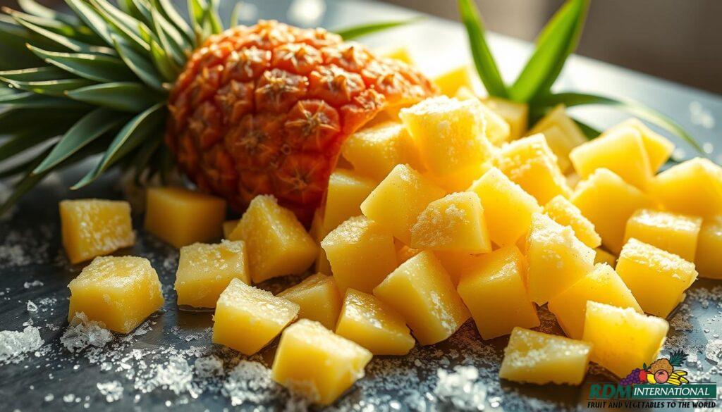 nutrient-dense frozen pineapple