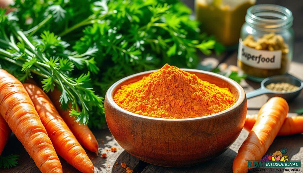 Carrot powder health benefits