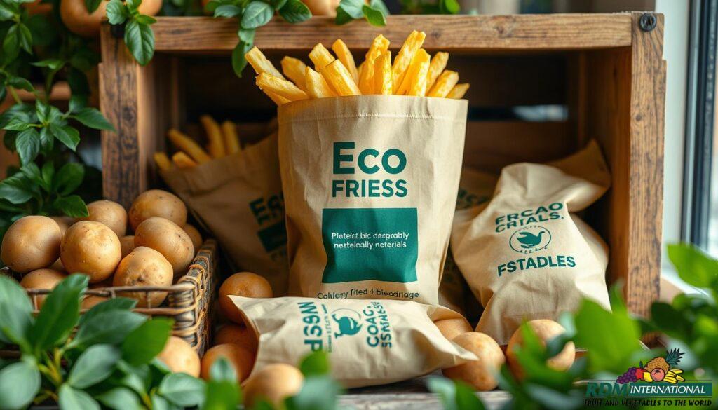 Eco-friendly fries bulk packaging