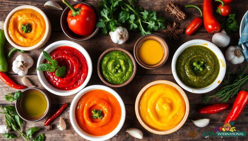 Pepper puree pairings