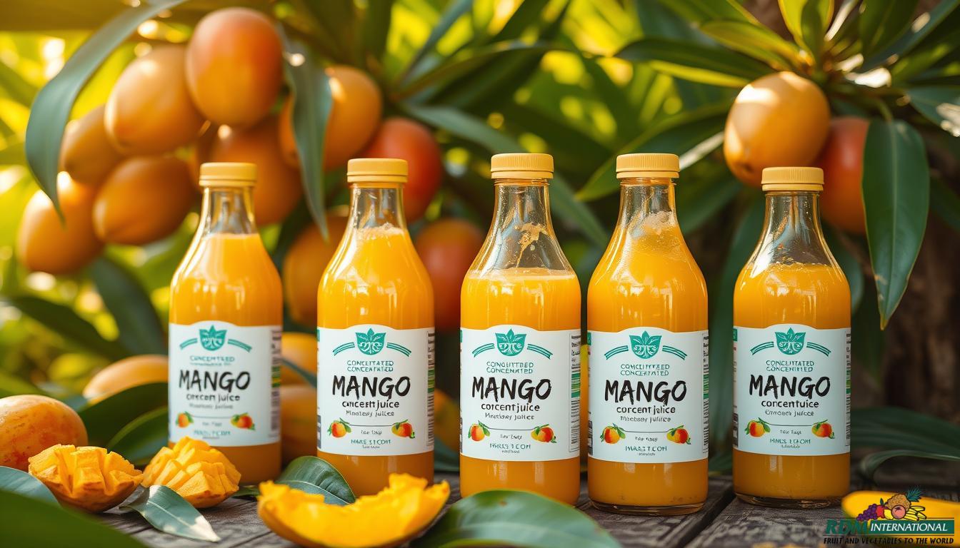 Quality concentrated mango juice supplier