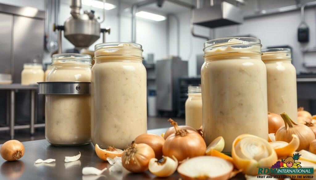 industrial onion puree