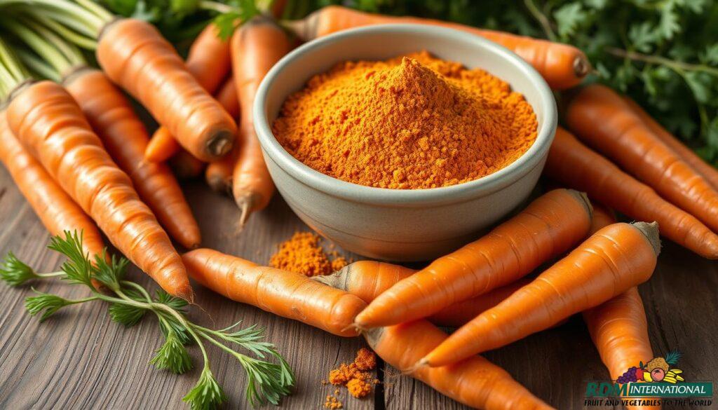 organic carrot powder