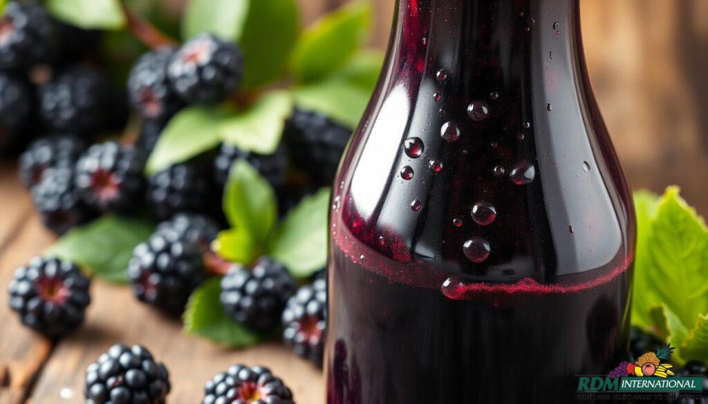 premium blackberry juice concentrate