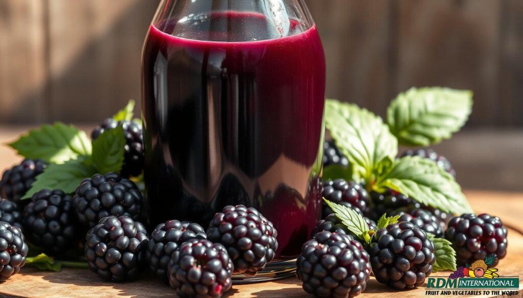 premium blackberry juice concentrate