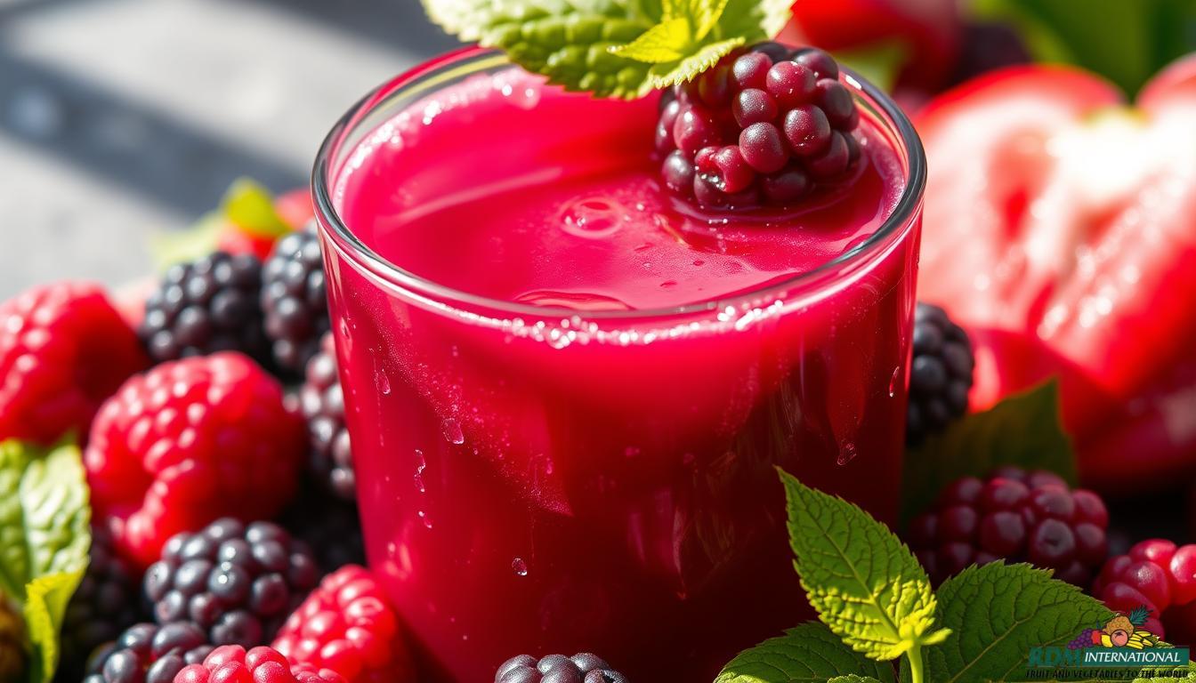 black raspberry juice