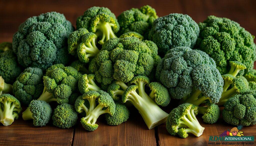 broccoli floret sizes