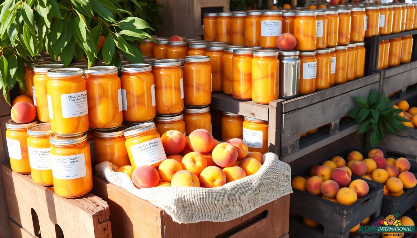 bulk canned peaches