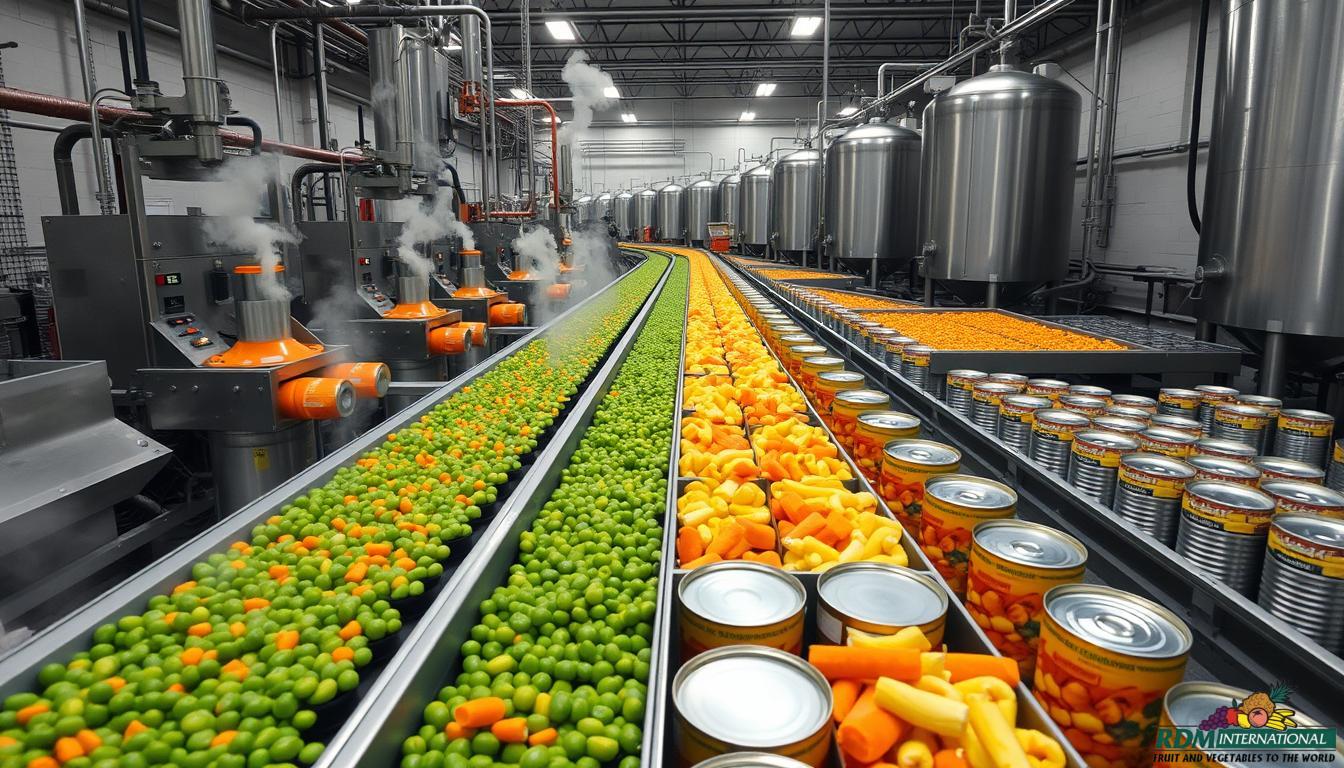 canned vegetables manufacture