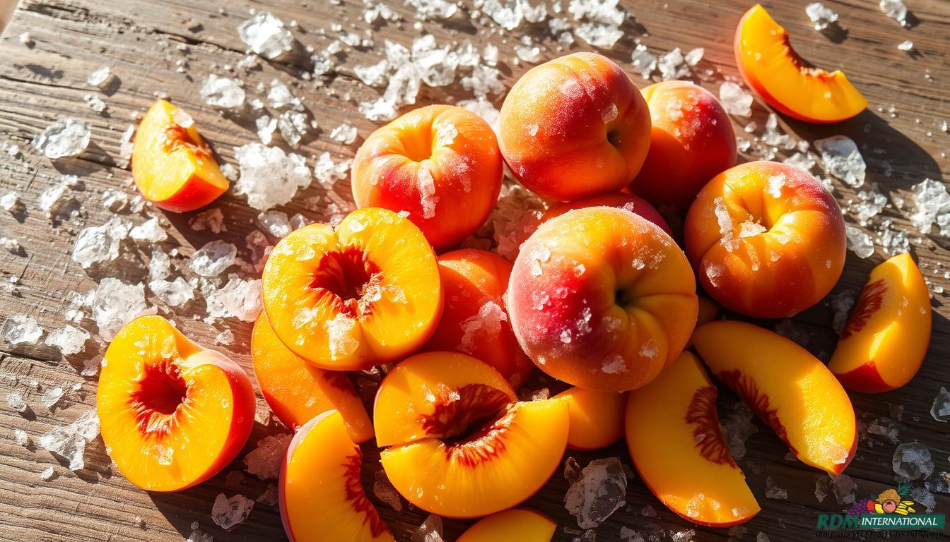 delicious iqf peaches