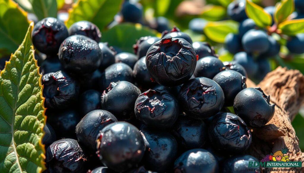 natural preservation of dried blueberries