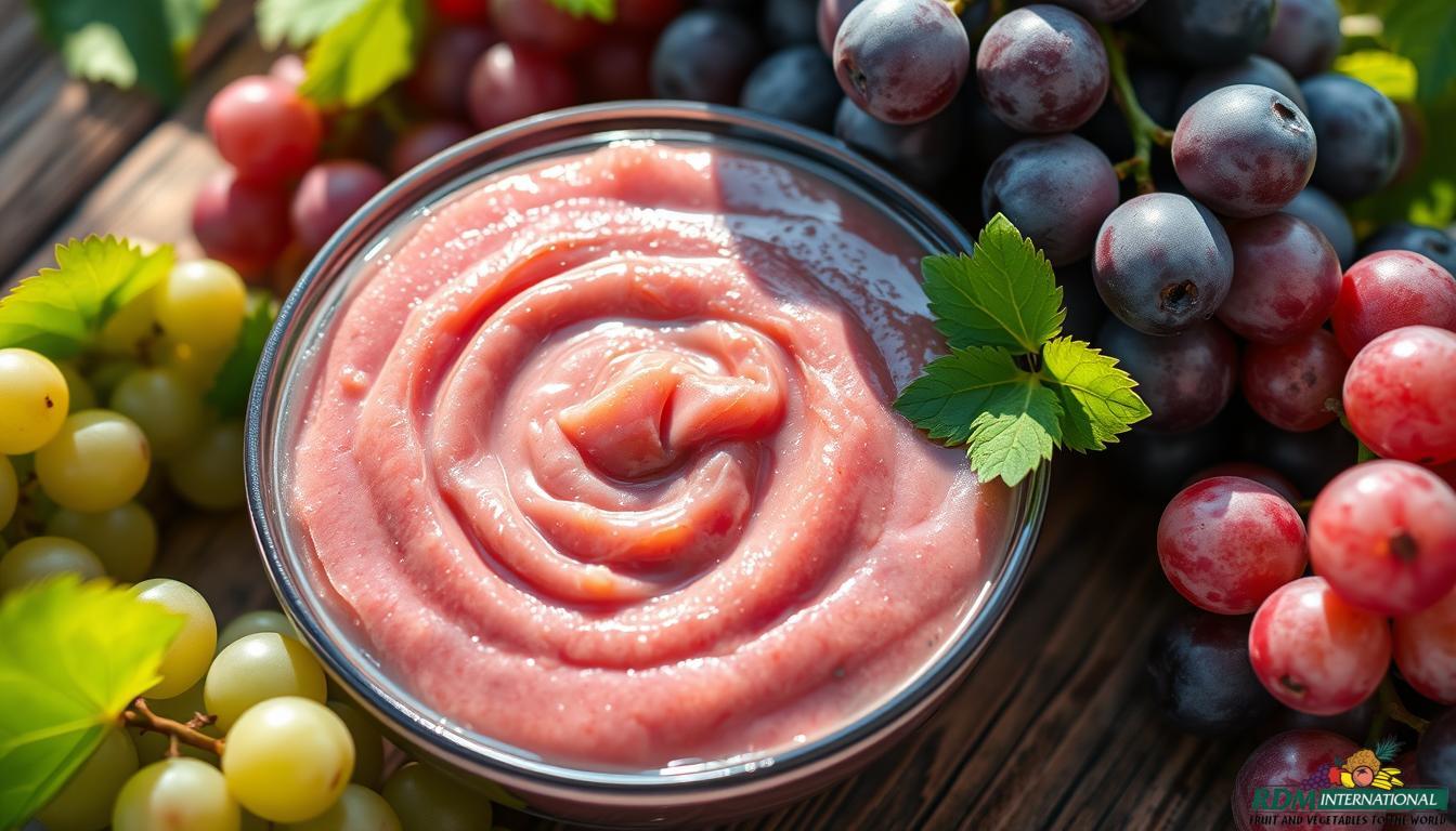 pureed grapes