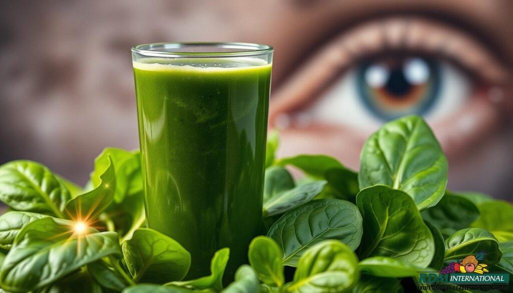spinach juice eye health