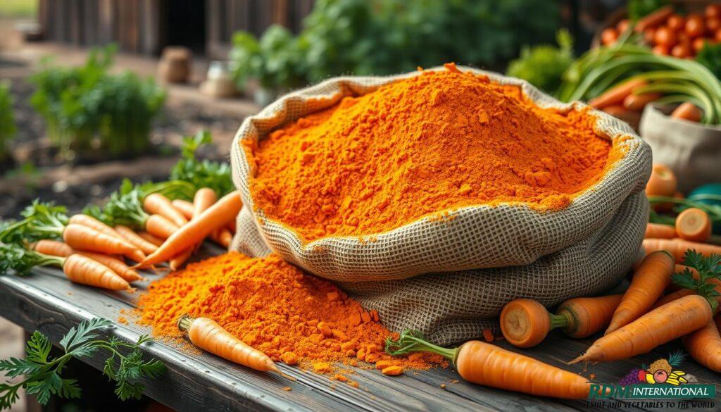 Bulk carrot powder