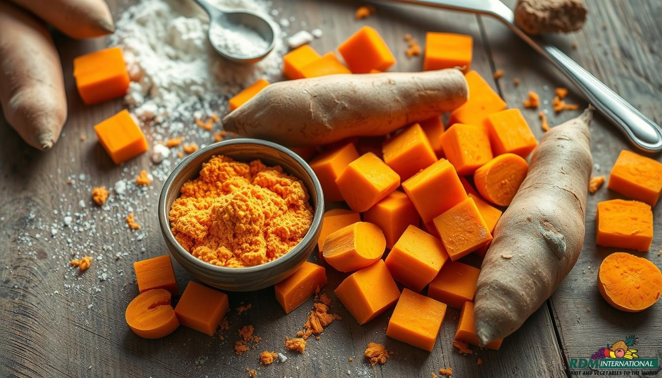 How to use sweet potato flour