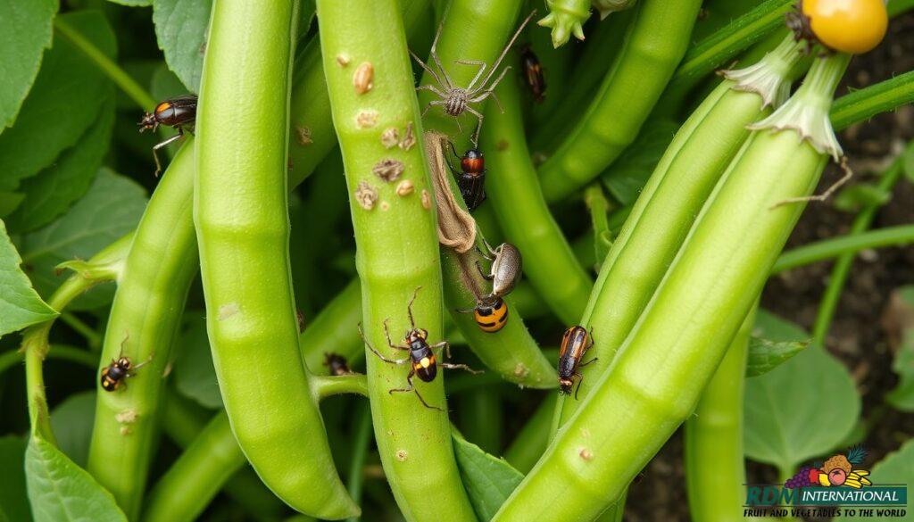 Pests affecting green beans