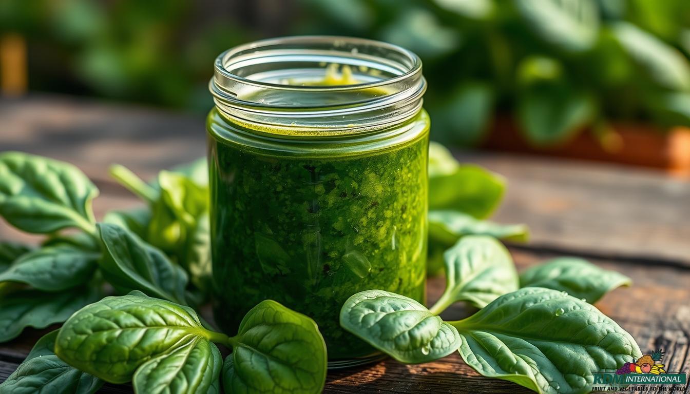 Spinach concentrate