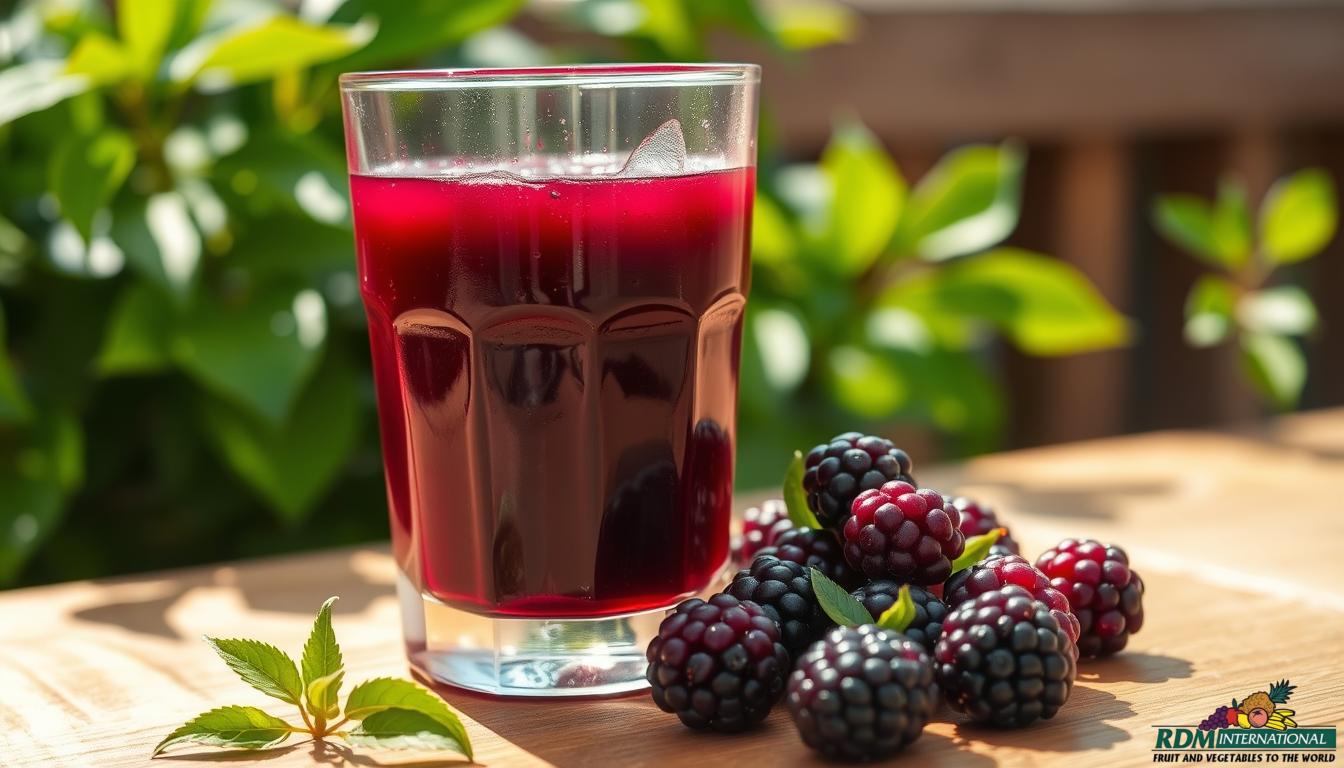 black berry fruit juice