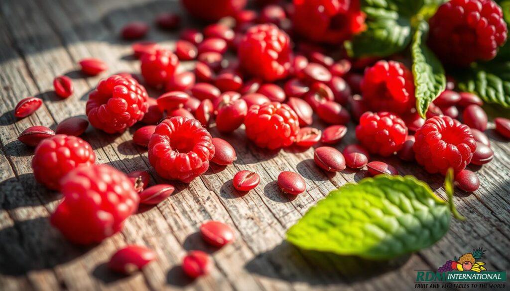 antioxidant-rich raspberry seeds
