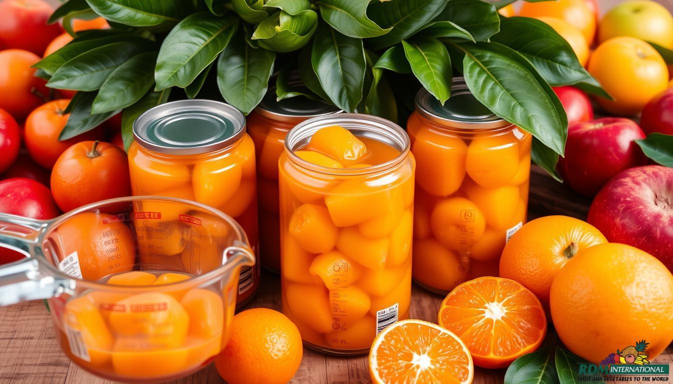 canned mandarin oranges nutrition