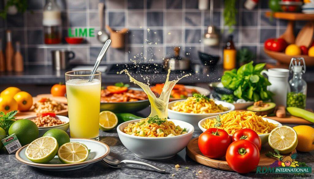 cooking with lime juice concentrate