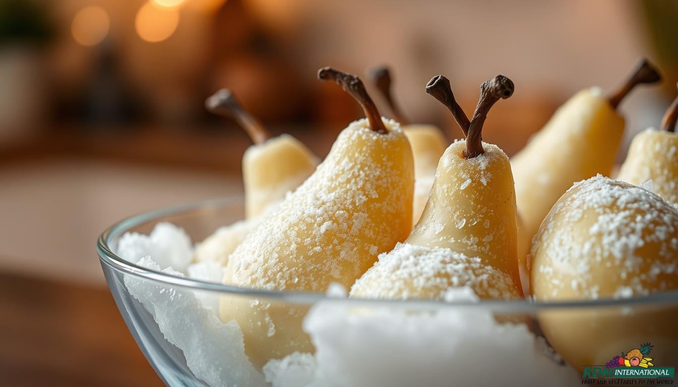 how to use frozen pears
