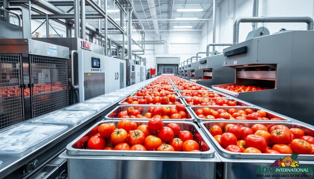 iqf tomato processing equipment