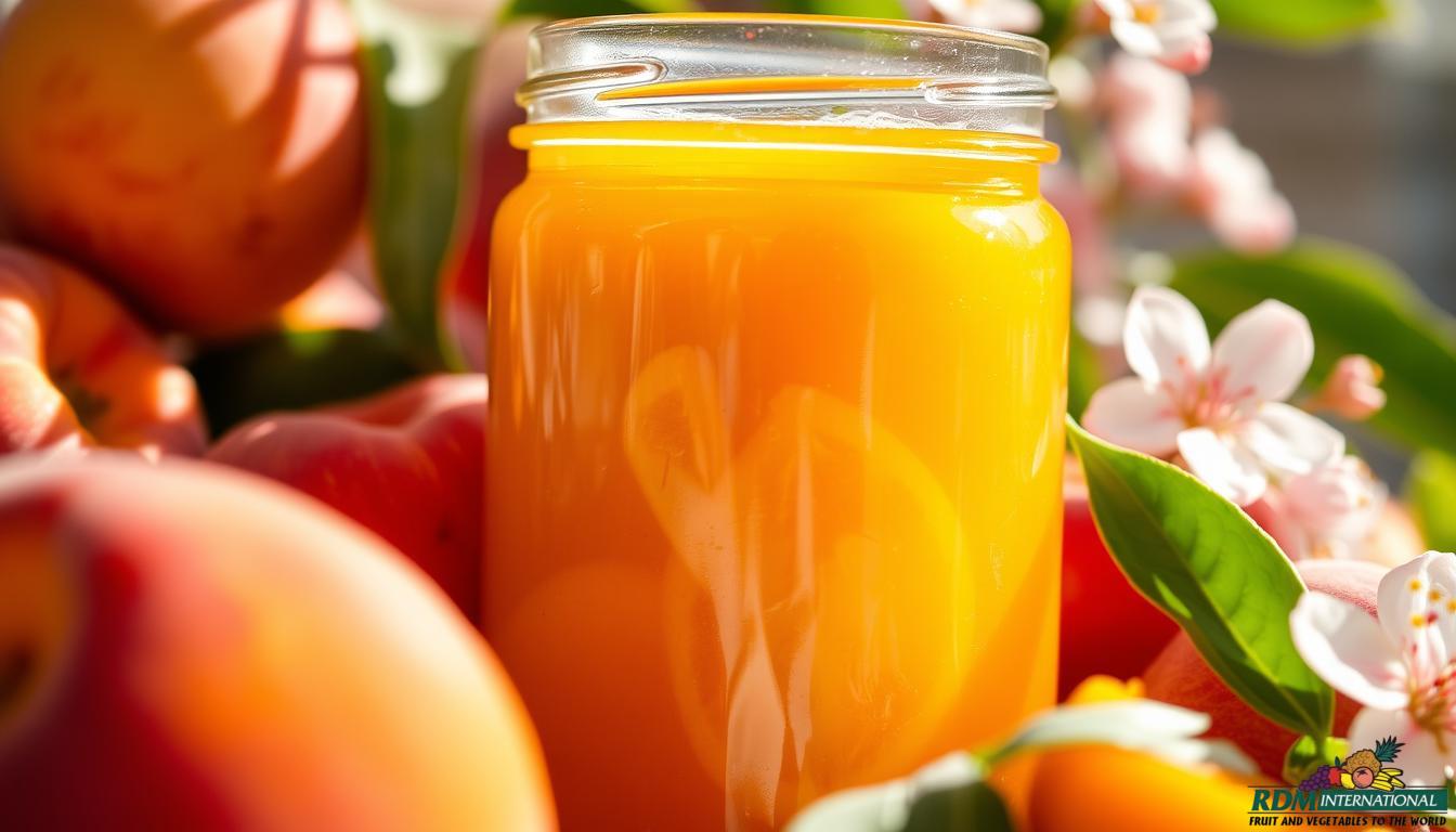 delicious peach concentrate