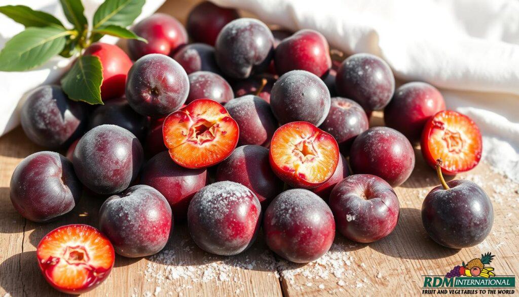 frozen fruit plums