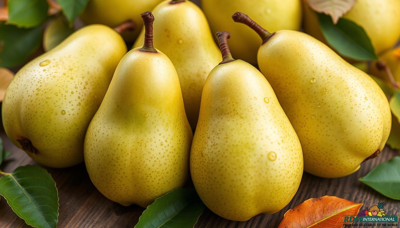 high-quality fresh pears