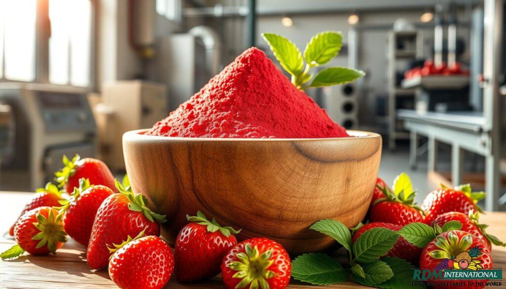 premium strawberry juice powder