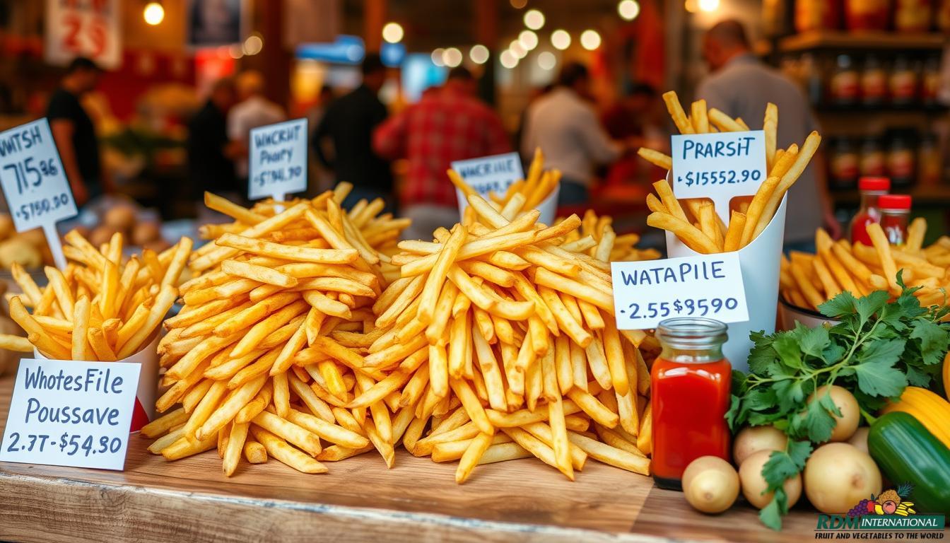 french fries wholesale price