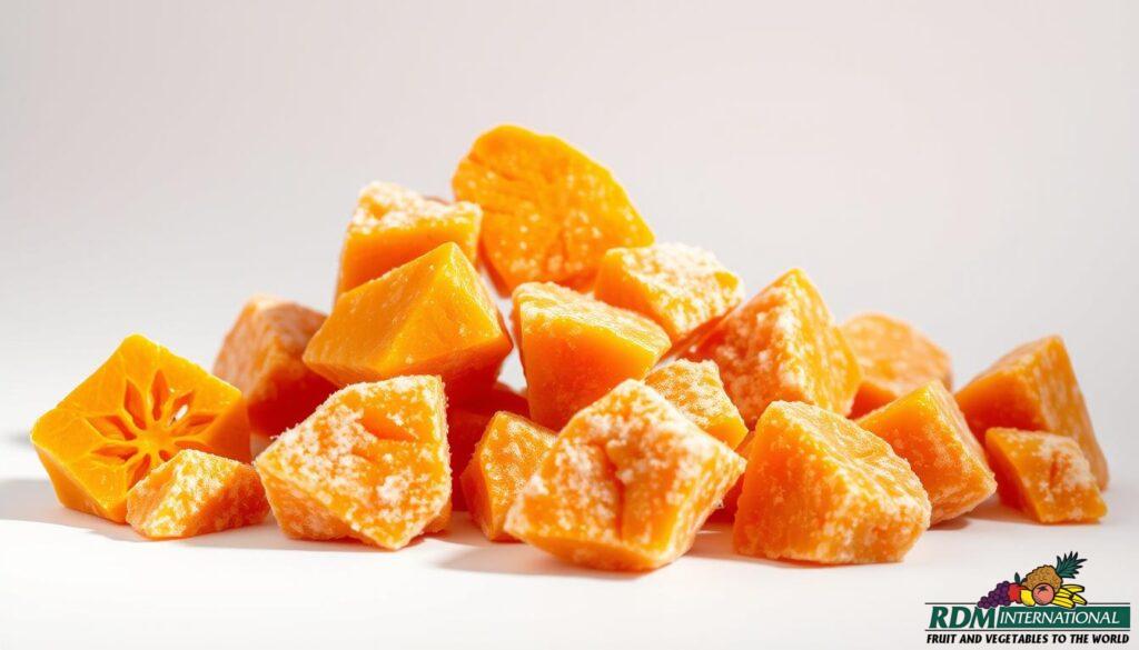 frozen pumpkin chunks